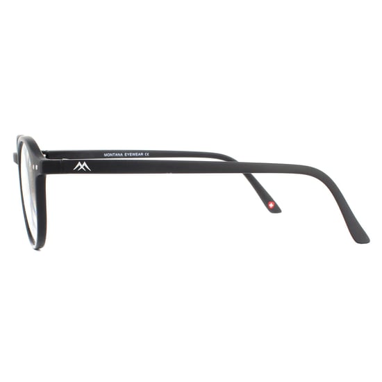 Montana Runde Matte Schwarz Unisex Frauen Brillenfassungen - Image 3