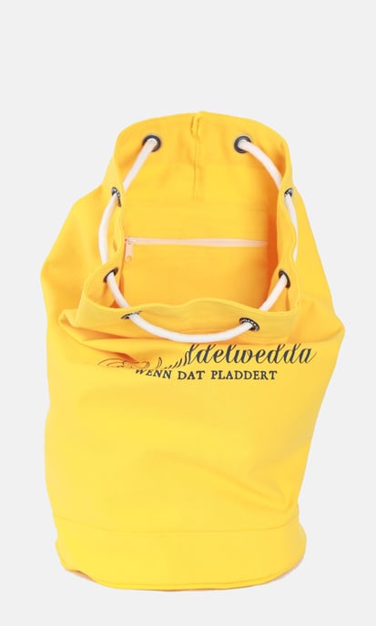 Schmuddelwedda Baumwolltasche Damen Gelb - Image 4