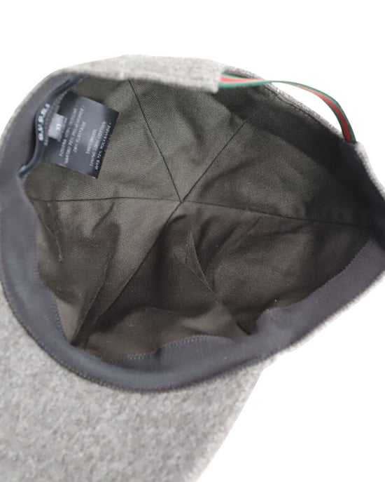 Gucci Baseballkappe aus braunem Wolle - Image 4