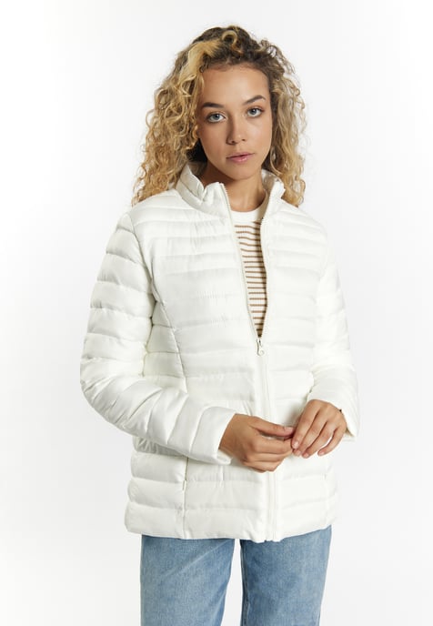 Mymo Leicht wattierte Jacke Damen Wollweiß - Image 3