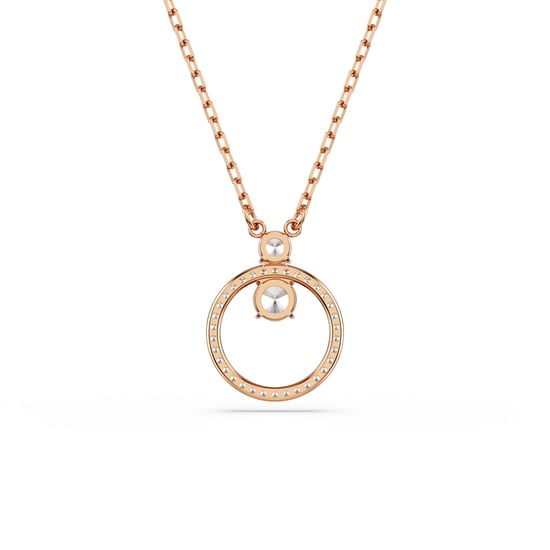 Swarovski 'Dextera' Damen Halskette aus vergoldetem Metall - Rose 5692266 - Image 4