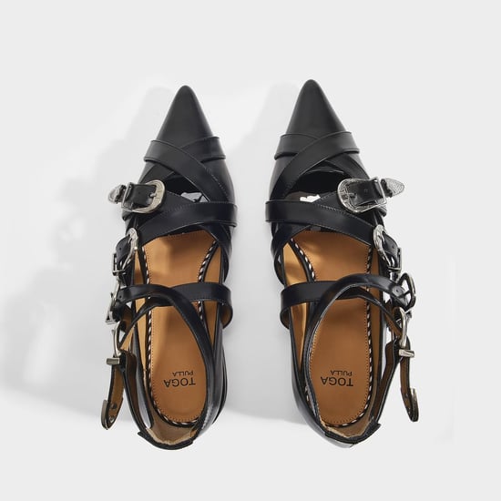 Aj926 Flat Shoes - Toga Pulla - Black - Polido - Image 2