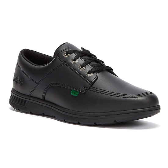 Kickers Kelland Lace Lo Schwarz Leder Schuhe - Image 2