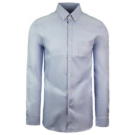 Lacoste – Regular Fit – Blaues Herrenhemd - Image 1