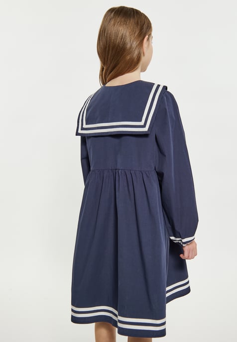 Dreimaster Kleid Mädchen (Kids) Marine - Image 4