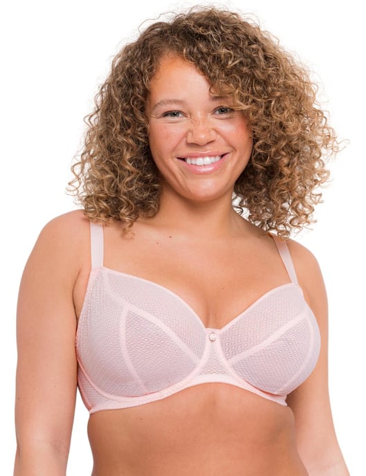 Curvy Kate Happy Boobs Balcony Bra -  Soft Pink