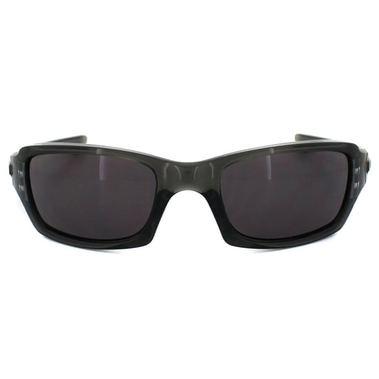 Oakley Wrap Unisex Graues Rauch Warmes Grau Sonnenbrille - Image 1
