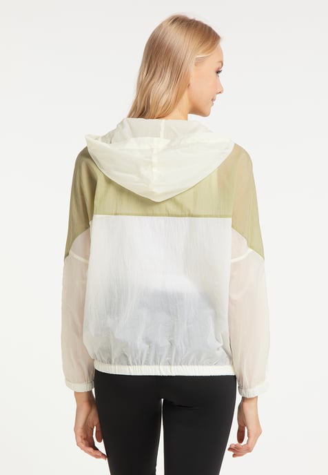Mymo Windjacke Damen Olivenwollweiß - Image 4