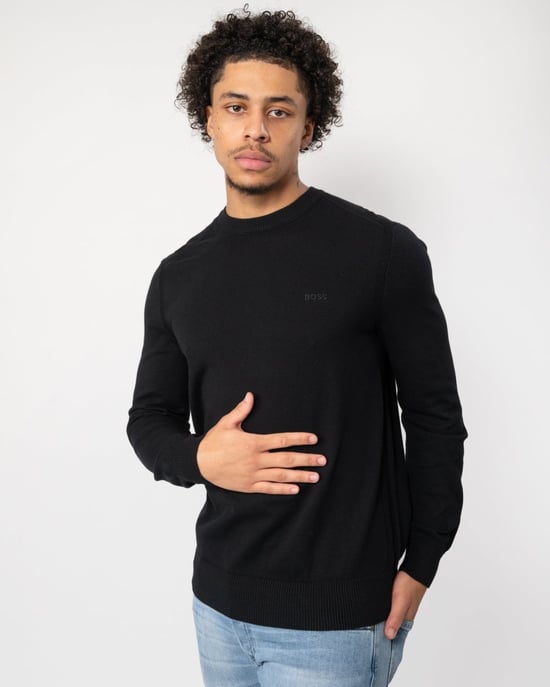 BOSS Orange Asac C Herren Rundhals-Pullover - Image 1