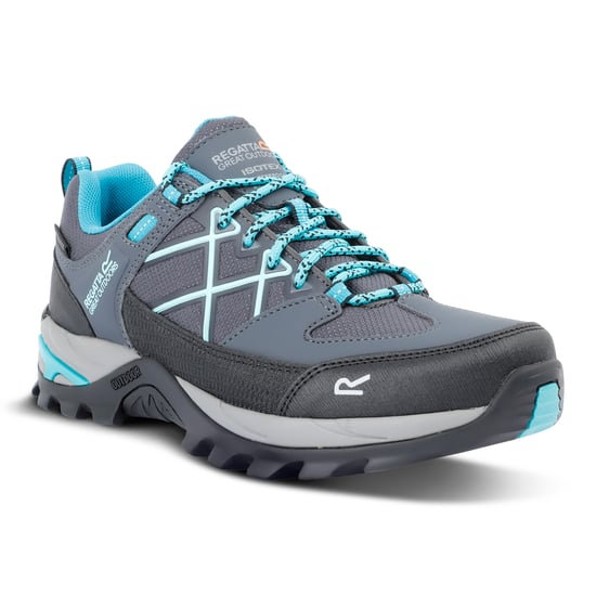 Regatta Womens/Ladies Samaris III Low Walking Shoes (Steel Grey/Turquoise)