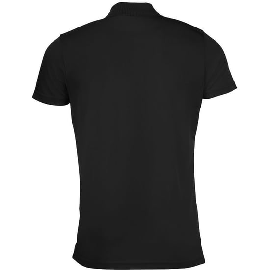 SOLS Mens Performer Kurzarm-Piqué-Poloshirt (Schwarz) - Image 2