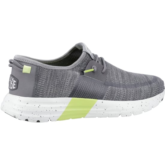 HEYDUDE Sirocco Sport Mode Nylon Herren Heather Grey/Charcoal Turnschuhe - Image 2