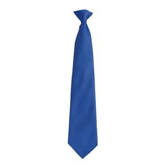 Premier Mens Fashion "Farben" Arbeit Clip auf Krawatte (Royal) - Image 1