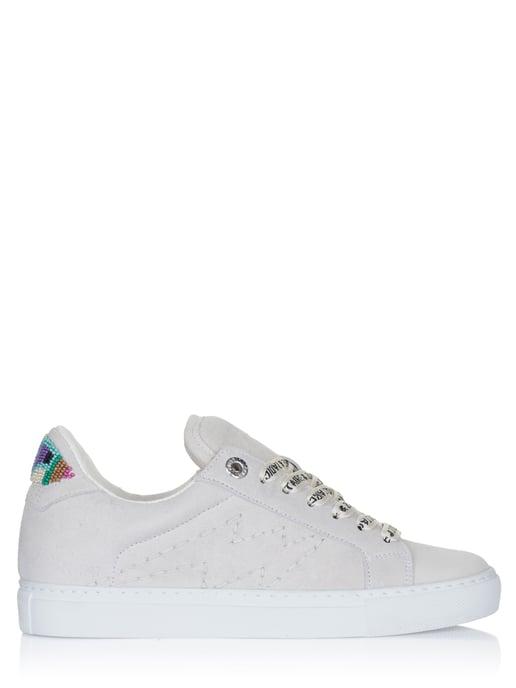 Zadig Voltaire La Flash Folk Beads Schuhe weiß - Image 1