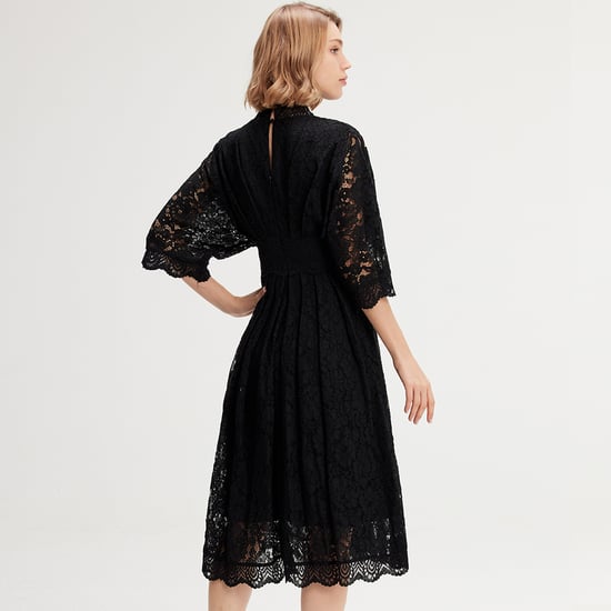 Kimono Sleeves Lace Dress