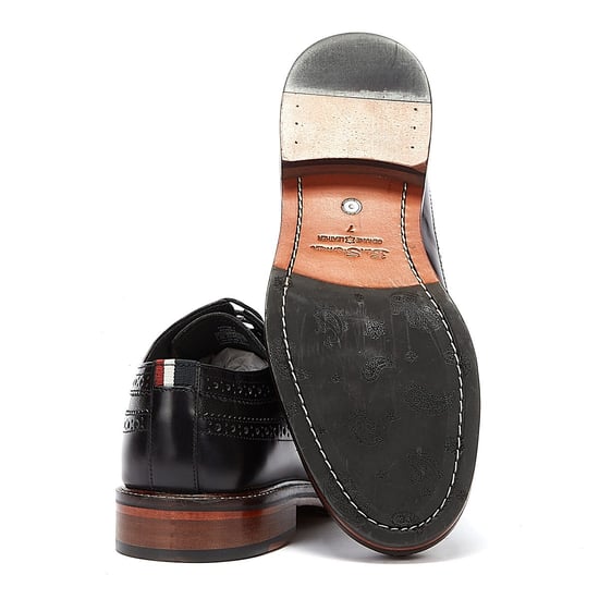 Ben Sherman Archie Brogue Herren Schwarz Schuhe - Image 4