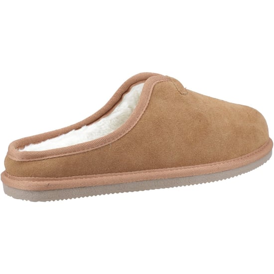 Hush Puppies Conrad Wildleder Herren Pantoffeln Tan - Image 2