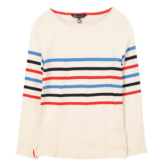 Long Sleeve Striped Cotton Top