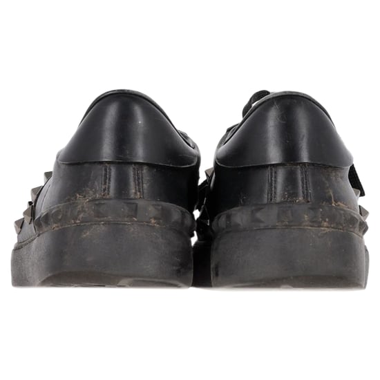 Valentino Garavani Rockstud Schnürsneaker aus schwarzem Kalbsleder - Image 4