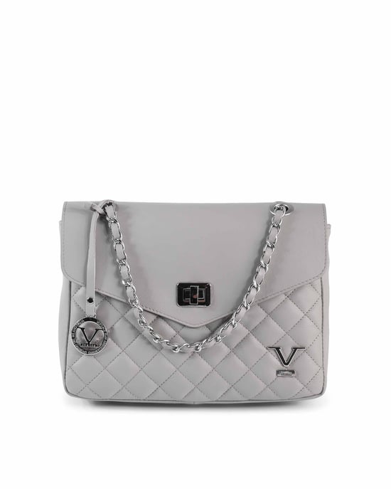 V Italia Womens Shoulder Bag V024M-S Sauvage Grigio