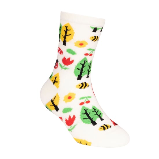 Trespass - "Garden" Socken für Kinder (2er-Pack) (Cremefarbe/Hellrosa) - Image 2