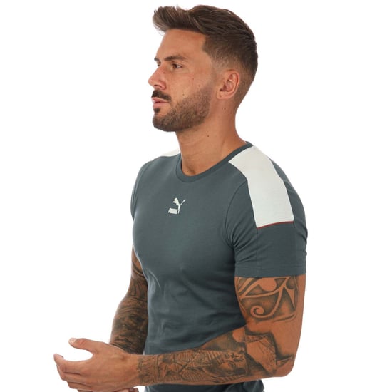 Men's Puma CLSX T-Shirt in Grey