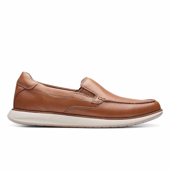 Clarks Un Pilot Mens Brown Shoes