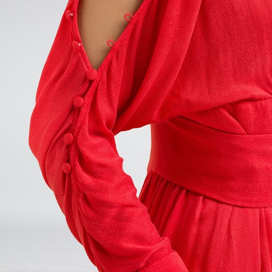 Cold Shoulder Bat sleeves Dress