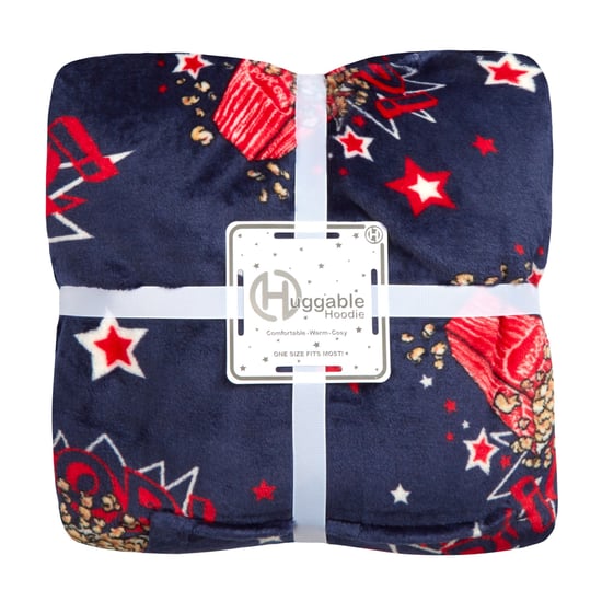 Damen Oversized Decken-Hoodie | Sleep Snob | Ultrawarmes Fleece-Loungewear - Popcorn - Image 2
