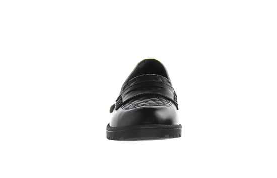 Kickers Lachly Quilt Loafer Womens Black Shoes