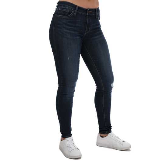 Women's Levis 710 Super Skinny Broke The Bar Jeans in Denim