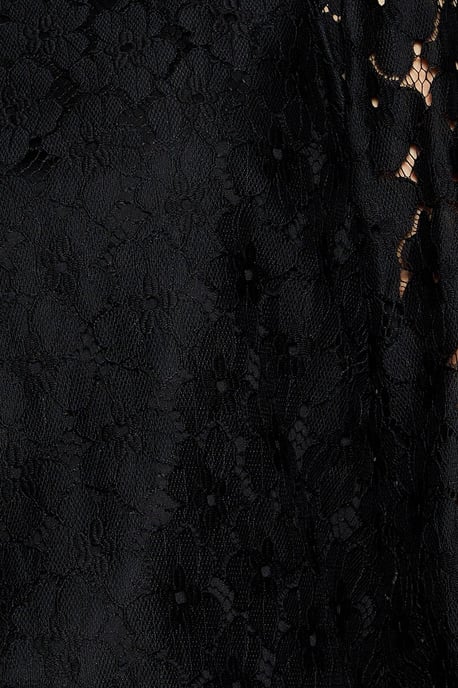Black Lace Blouse