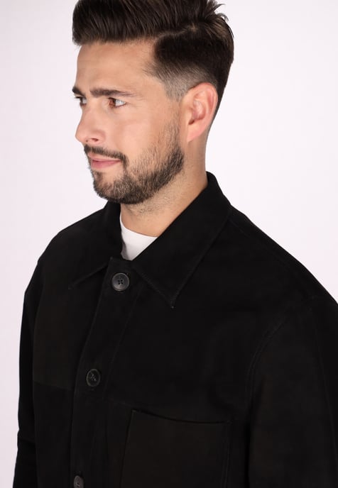 Dreimaster Jacke Herren schwarz - Image 5