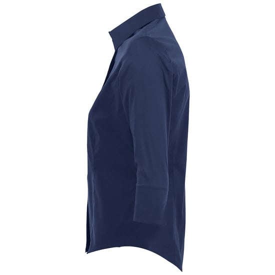 SOLS Womens/Ladies Effect 3/4 Sleeve Fitted Work Shirt (Dunkelblau) - Image 3