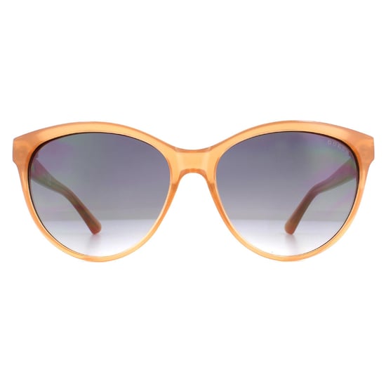 Guess Sunglasses GU7386 45B Transparent Brown Grey Gradient