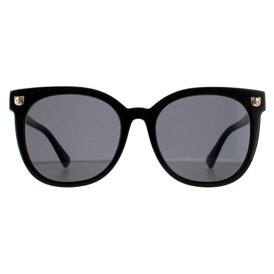Moschino Quadrat Unisex Schwarz Grau Sonnenbrille - Image 1