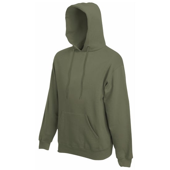 Fruit Of The Loom Herren Sweatshirt mit Kapuze / Hoodie (Klassisch Oliv) - Image 3