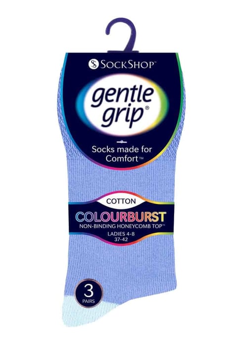 Gentle Grip - 6 Paar Damen Gentle Grip nicht elastische Socken - GG188 - Image 2