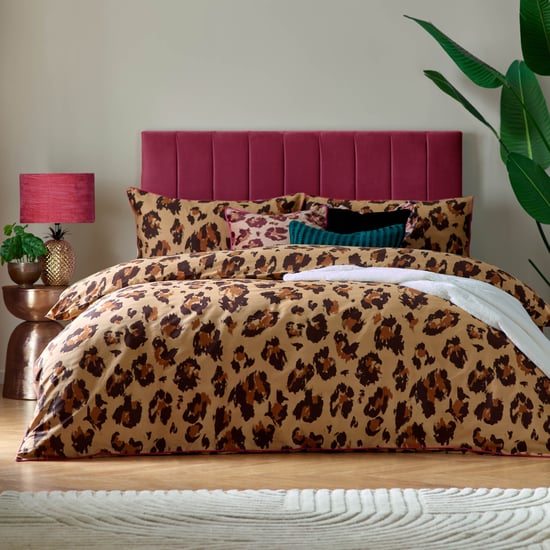 furn. Echtes Leoparden-Bettdeckenbezug-Set - Image 1