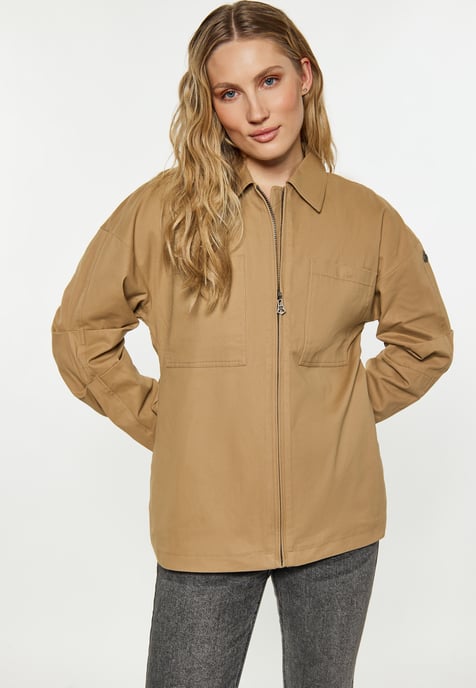 Dreimaster Jacke Damen Sand - Image 3