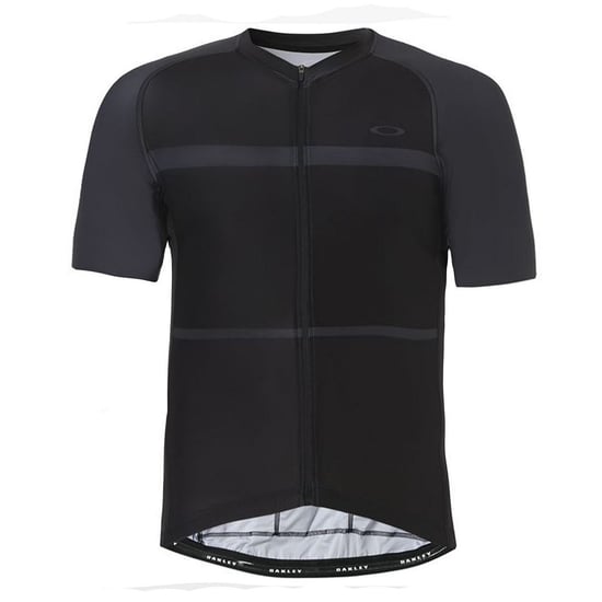 Oakley Short Sleeve Zip Up Black Mens Cycling T-Shirt 434144 02E