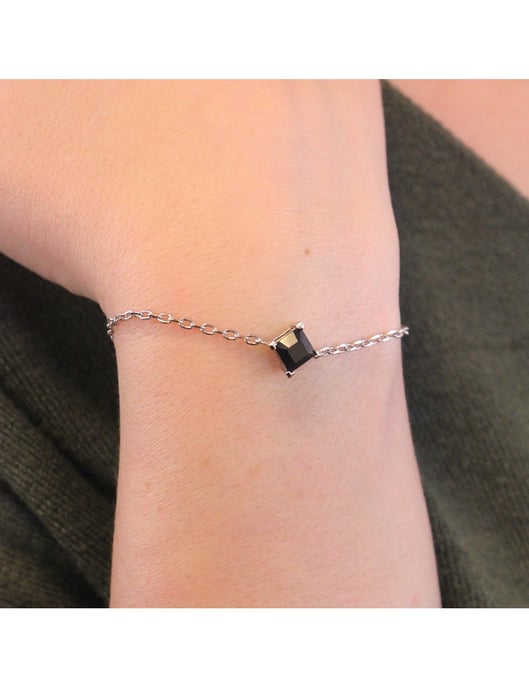Calle-Armband - Silber und Schwarz - Image 2