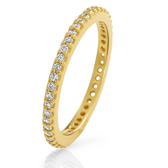 Orphelia 'Lily' Damen-Ring aus 925er Sterlingsilber – Gold ZR-7538/G - Image 2