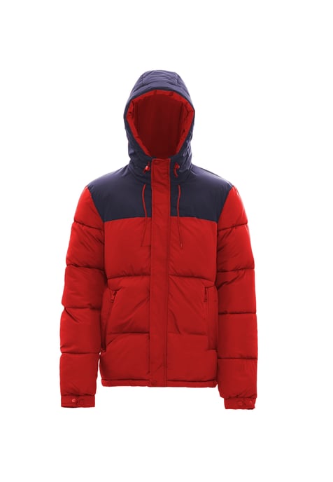 Mo Wattierte Steppjacke Herren Rot Marine - Image 1