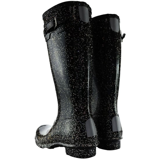 Hunter Giant Glitter Kinder-Gummistiefel, Schwarz - Image 3