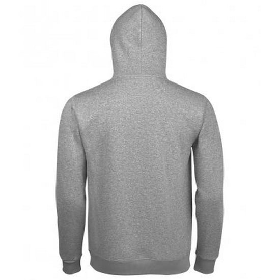 SOLS Unisex Erwachsene Spencer Sweatshirt mit Kapuze (Grau meliert) - Image 2