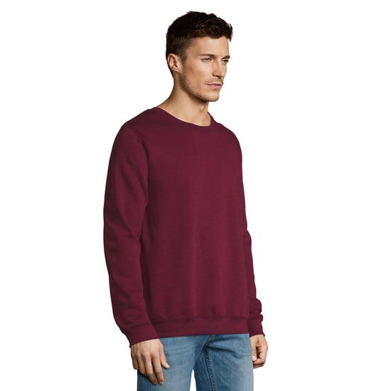 SOLS - "New Supreme" Sweatshirt für Herren/Damen Unisex (Burgunderrot) - Image 3