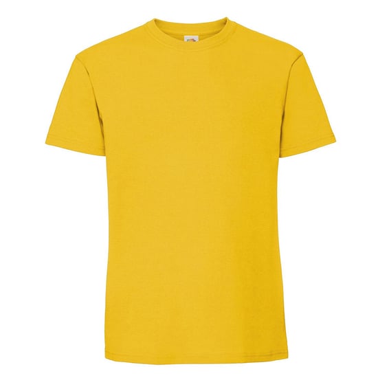 Fruit Of The Loom Herren Premium T-Shirt (Sonnenblume) - Image 1
