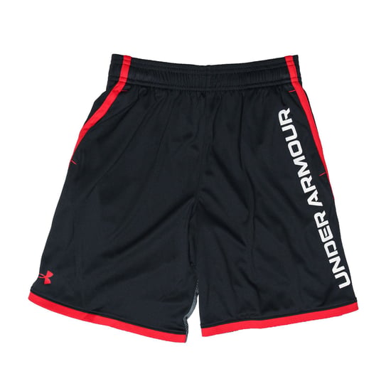 Boy's Under Armour Junior UA Stunt 3.0 Printed Shorts in Black