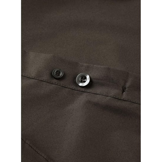 Russell Collection Männer Hemd Easy Care, langarm (Schokobraun) - Image 4